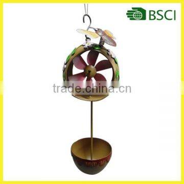 Wholesale Hummingbird Feeders Metal garden windmill for garden decoration