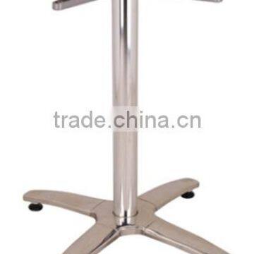 4 feet table base in stainless steel , coffee table base, quickly deliver