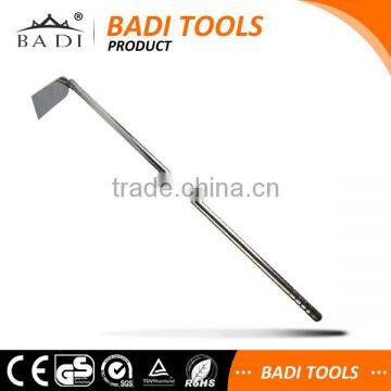 13years garden manufacturer high quality stainless steel hoe with long handle