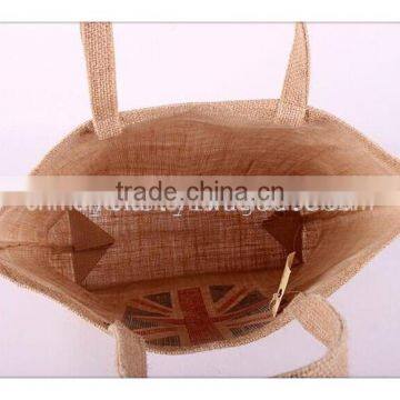 Jute and Hessian Hand Bag Can Print Any Country National Flag Design,storage Bags photo-3