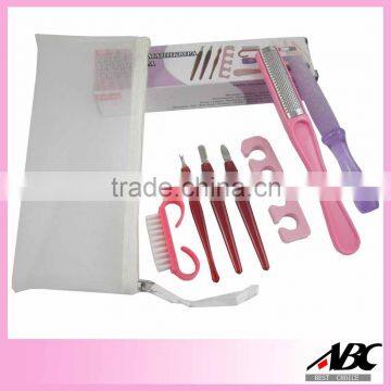 Colorful Pouch 8pcs Girls Manicure And Pedicure Set photo-5