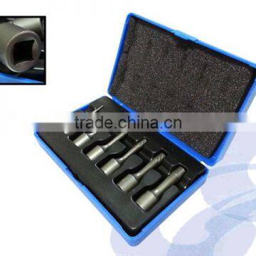 2mm to 10mm Alloy Steel 6PC Auto Repair Impacts Screw Extractor Kit With 3/8 INCH Drive photo-3