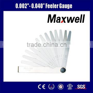 0.002"- 0.040" Feeler Gauge