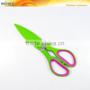 S52002 LFGB Certificated 8-1/4" Yangjiang Superb Quality Powerful Kitchen Scissors With Magnetic Sheath photo-6