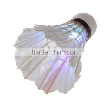 Dark Night LED Badminton Shuttlecock China Birdies Lighting Wholesale Shuttlecock Badminton