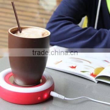 Rainbow USB Powered Cup Warmer Cup Heater Pad Coffee Tea Mug Warmer Heater photo-2
