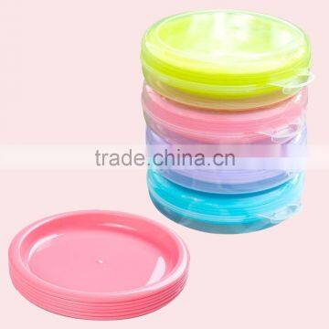 2017 Clear PP Plastic Round Shape Plates Set for Picnic photo-6