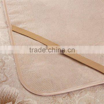 2016New QueenFull Size Bedding Mat Kit Ice Silk Three Piece Set Viscose Fiber Mat Folding Thick Rattan Mat 4color Mattress Cover photo-3