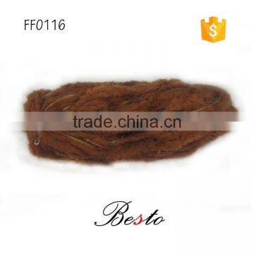 Autumn and Winter new design soft material handmade feather for making scrarf/hat/sweaters