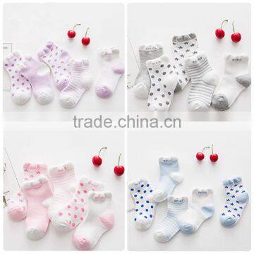 5 Pairs Baby Boy Girl Cotton Cartoon Socks NewBorn Infant Toddler Kids Soft Sock