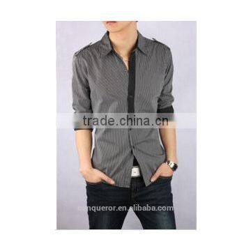 100% Fashion Latest Design Casual Designer Check Shirts for Men MSRT0160