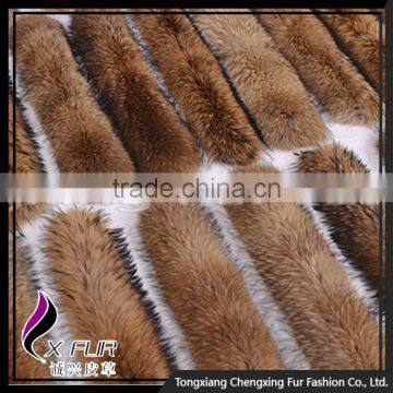 CX-A-04 Raccoon Fur Trim Real Raccoon Fur Women Detachable Collar