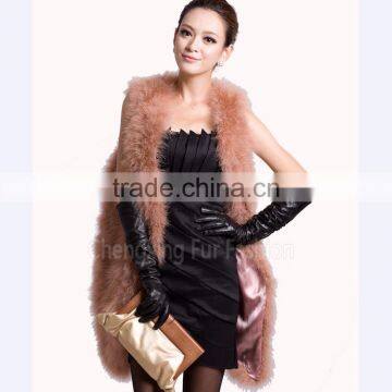 CX-G-B-137A Genuine Feather Lady Wear Clothes Turkey photo-3