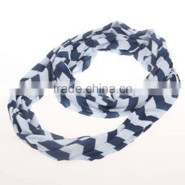 Top Quality Fashion New Design Hijab Infinity Chevron Knitted Silk Scarf photo-6