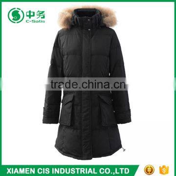 2017 New Style Winter Windproof Warm Sexy Women Long Duck Down Coat photo-2