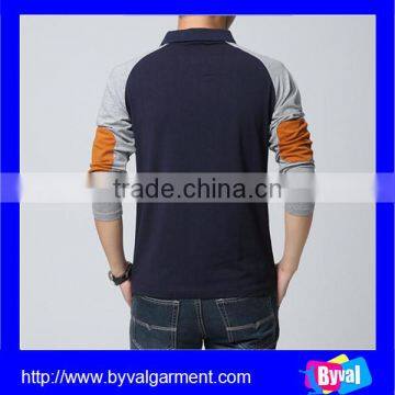 Custom 2016 Fashion New Design Polo Shirt for Men Long Sleeve Business Polo From Chinamanufacturer photo-2