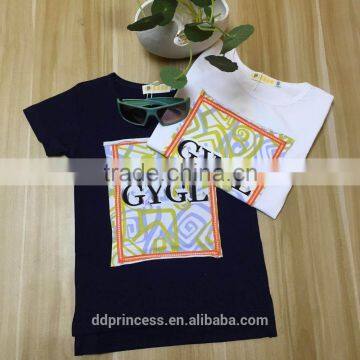 Kids Clothing Children t Shirt Wholesale China Printed Short Sleeve Cotton Cloth photo-2