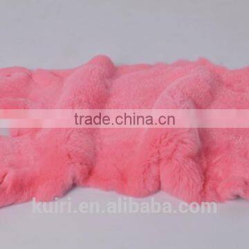 Dyed Colour Fur Manufacturers Selling Customized Dyeing Rex Rabbit Fur Skin