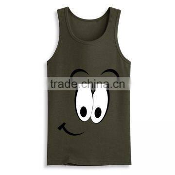 Bulk Cheap Price Latest Pattern Mens 100 Cotton Designer Casual Burnout Tank Top photo-2