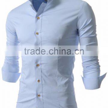 Factory Supply Cheap Long Sleeve Men White Business Dress Shirt photo-2