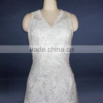 Fancy Fashional Bride Lace Wedding Dresses photo-4