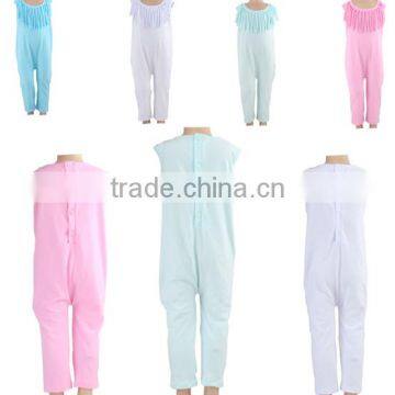 Infant Kids Romper Baby Girls Solid Tassel Romper Jumpsuit Outfits 2m-6 New Arrival 2017