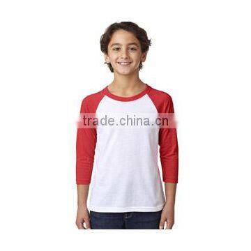 Next Level Apparel Youth CVC 3/4 Raglan Tee - Made From 60% Combed Ring-spun Cotton and 40% Polyester Jersey photo-4