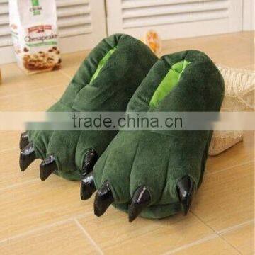 Kids Men Women Animal Monster Feet Slippers Claw Paw Plush Shoes photo-6