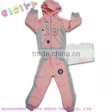 Fashion style girls fleece pajama