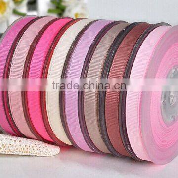 hi-ana ribbon 6 Wholesale 100% Polyester Solid Grosgrain Ribbon