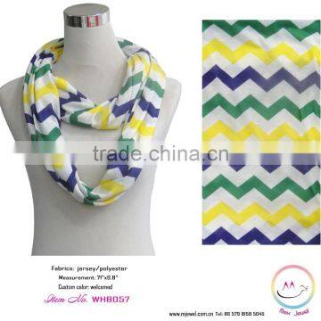 2015 factory wholesale inventory mardi gras infinity scarf