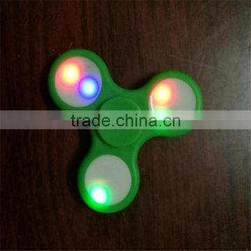 New hand spinner toys educational toys led flashing hand fidget spinner