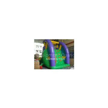Custom 0.55 mm PVC / Plato TM Inflatable Water Slide With Climber for Aqua Park