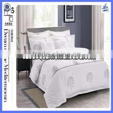 printed bed sheet/flower design bed sheet/digital printed bed sheet