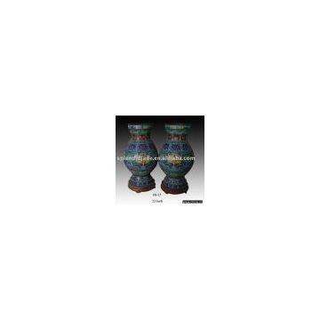 Cloisonne/Pair Vase