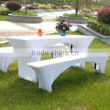 Spandex Lycra Beer Table Cover Stretch Biertischusse Lycra Stretch Beer Bench Cover Stretch Beer Garden Sets photo-2