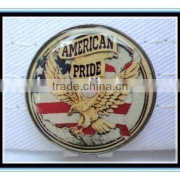 2015 fashion American pride eagle charm ball magnetic golf ball marker &magnetic hat clip