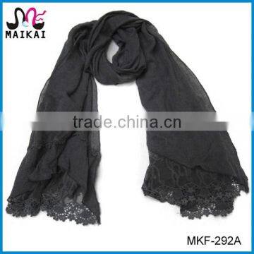 Latest new design lady's fashionable pashmina scarf