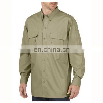custom heavy-duty mesh cotton mens ripstop work shirts