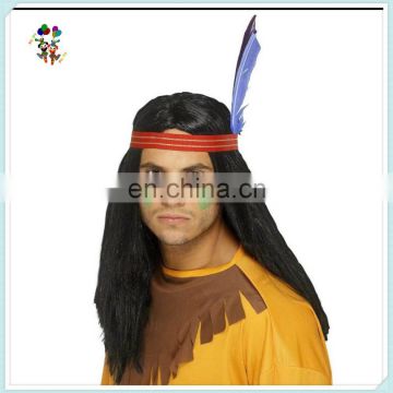 Indian Squaw Chief Fancy Dress Halloween Party Wigs HPC-0049