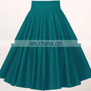 small quantity order clothes manufacturer latest design flare long skirt