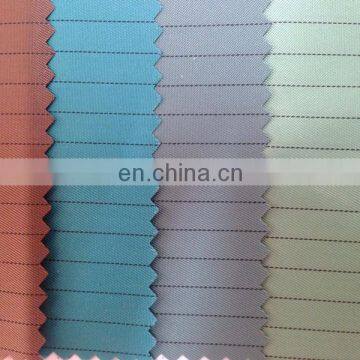 290T 1CM Strip antistatic down-proof taffeta fabric for lining fabric