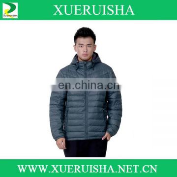 custom european new style men goose feather down jacket for winters