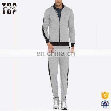 2017 trending products custom fleece plain mens tracksuit in bulk