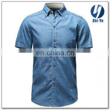 in stock items latest fashion denim shirts cheap