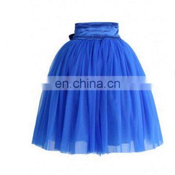 Tulle Skirt in Sapphire Blue