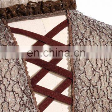 Steam Punk Sleeveless V-cut Lace Top photo-6