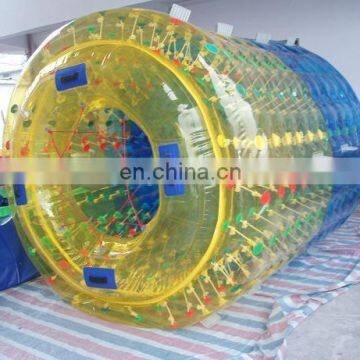 Popular inflatable water roll ball,various color water rolling ball