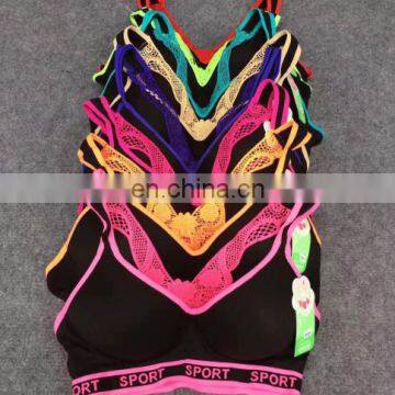 38 bra size images for lace beauty back sports bra