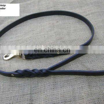 Pain Leather Dog Collar and Leash photo-3